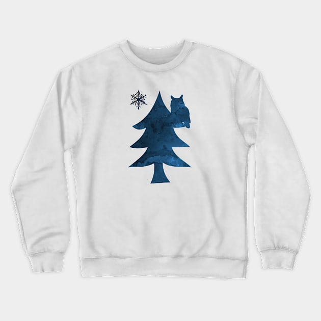 Owl Crewneck Sweatshirt by TheJollyMarten